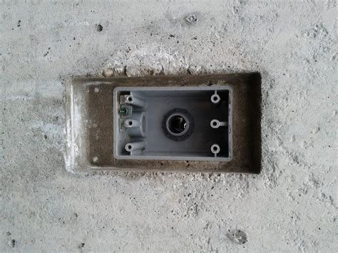 electrical boxes for concrete walls